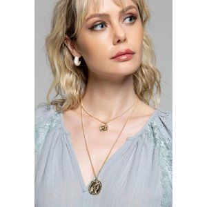 3 Pol Double Coin Necklaces